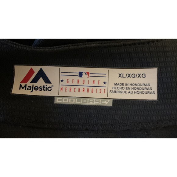 AUTHENTIC Majestic New York YANKEES Cool Base Batting Practice Jersey- Size XL - Picture 7 of 7